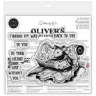 Fotopolimer bélyegző Lost Craft Consortium Oliver's Adventures A6 Photopolymer Stamp Set (1 csomag)