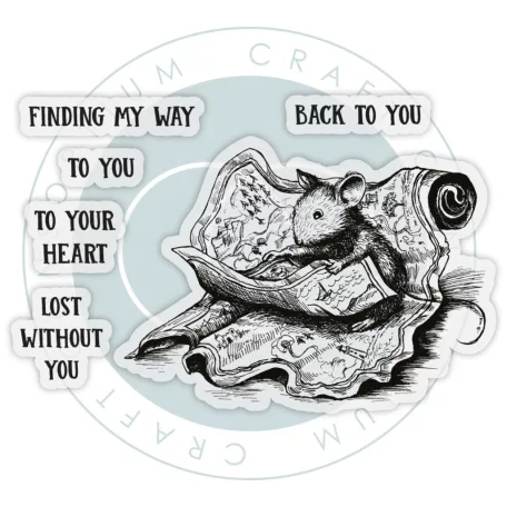 Fotopolimer bélyegző Lost Craft Consortium Oliver's Adventures A6 Photopolymer Stamp Set (1 csomag)