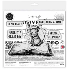   Fotopolimer bélyegző Memories Craft Consortium Oliver's Adventures A6 Photopolymer Stamp Set (1 csomag)