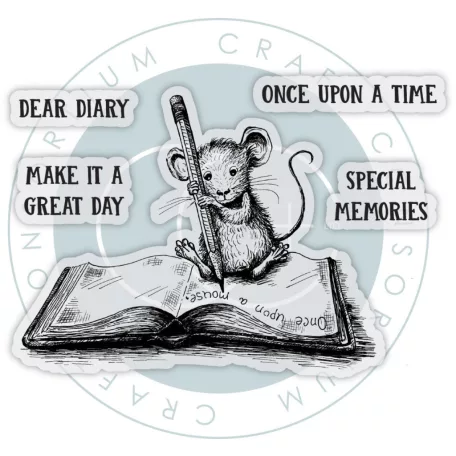 Fotopolimer bélyegző Memories Craft Consortium Oliver's Adventures A6 Photopolymer Stamp Set (1 csomag)