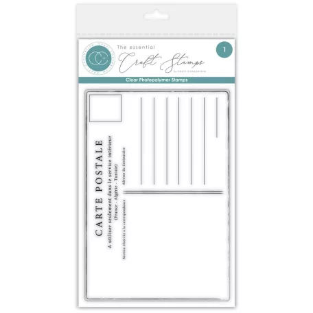 Szilikonbélyegző The Collector - Postcard Craft Consortium Clear Stamps (1 csomag)