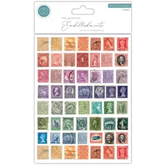   Kaparós matrica The Collector - Used Stamps  Craft Consortium Rub-ons (2 ív)