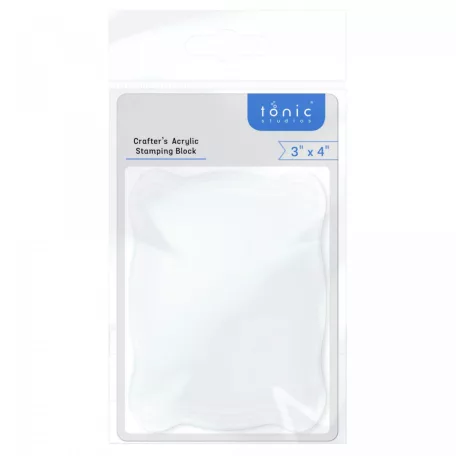 Akril tömb / Bélyegző alátét 3x4 Inch - Tonic Studios Acrylic Stamping Block (1 db)