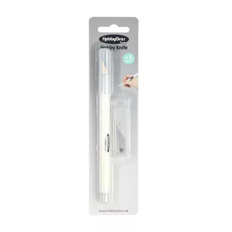 Kézműves szike - HobbyGros Hobby Knife (1 db + 3 pótpenge)