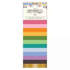   Moonlight Magic Dekorációs ragasztószalag - American Crafts Washi Tape (12 db)