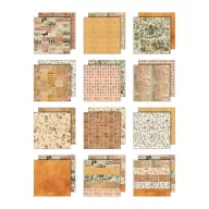   Orange Papírkészlet 12" (30 cm) Tim Holtz Idea-ology Palette Collection (12 lap)