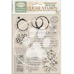   Stamperia Secret Diary Szilikonbélyegző A5  Clear Stamps (1 csomag)