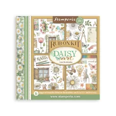   Stamperia Daisy Art Kaparós matrica készlet  Assortment Rub-On (6 ív)