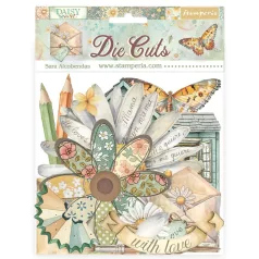 Stamperia Daisy Art Kivágatok Die Cuts Assorted (1 csomag)