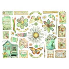 Stamperia Daisy Art Kivágatok Die Cuts Assorted (1 csomag)