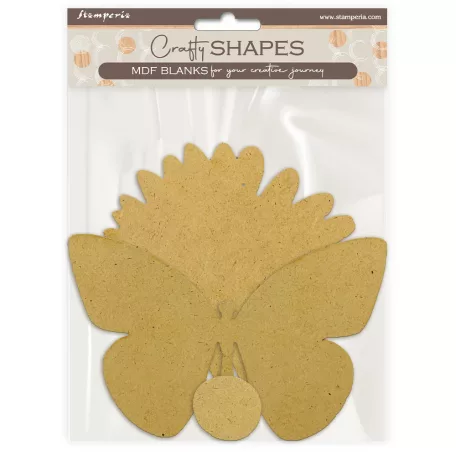 Stamperia Daisy Art MDF alap  Daisy and Butterfly Crafty Shapes MDF BLANKS (1 db)