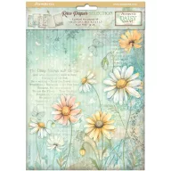   Stamperia Daisy Art Rizspapír készlet A4 Rice Paper Selection (6 ív)