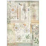   Stamperia Daisy Art Rizspapír készlet A4 Rice Paper Selection (6 ív)