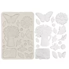 Stamperia Daisy Art Szilikon öntőforma A5 Daisy and Butterfly Silicon Mould (1 db)