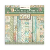   Stamperia Daisy Art Papírkészlet 12" (30 cm)  Paper Pack Maxi Background Selection (10 ív)