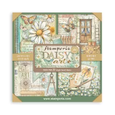   Stamperia Daisy Art Papírkészlet 12" (30 cm) Single Face Maxi Paper Pack (22 ív)