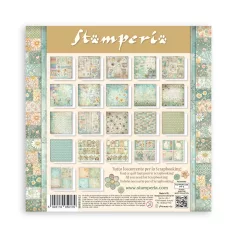   Stamperia Daisy Art Papírkészlet 8" (20 cm) Single Face Maxi Paper Pack (22 ív)