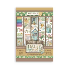 Stamperia Daisy Art Washi matrica Washi Pad (8 ív)