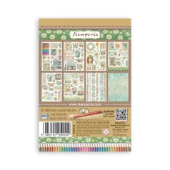 Stamperia Daisy Art Washi matrica Washi Pad (8 ív)