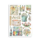 Stamperia Daisy Art Washi matrica Washi Pad (8 ív)