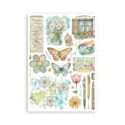 Stamperia Daisy Art Washi matrica Washi Pad (8 ív)