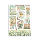 Stamperia Daisy Art Washi matrica Washi Pad (8 ív)