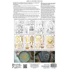 IOD Papillon Transzfer fólia 8"X12" (20x30 cm) IOD Gilded Transfer (8 ív)