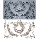 IOD Wreath & Swags Öntőforma 6″X10″ Decor Mould (1 db)