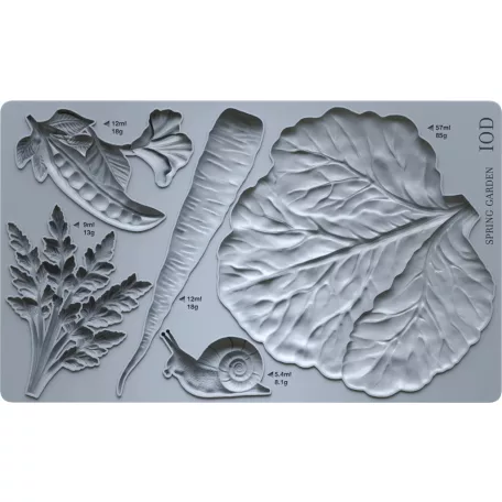 IOD Spring Garden Öntőforma 6″X10″ Decor Mould (1 db)