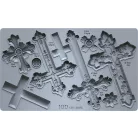IOD Les Croix Öntőforma 6″X10″ Decor Mould (1 db)