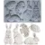 IOD Les Lapins Öntőforma 6″X10″ Decor Mould (1 db)