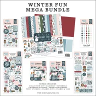   Echo Park Winter Fun Scrapbook alkotócsomag 12" (30 cm) Mega Bundle (1 csomag)