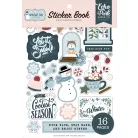 Echo Park Winter Fun Matrica készlet Sticker Book (16 ív)