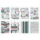 Echo Park Winter Fun Matrica készlet Sticker Book (16 ív)
