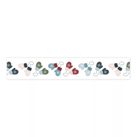 Echo Park Winter Fun Dekorációs ragasztószalag Snow Day Mittens Washi Tape (1 db)