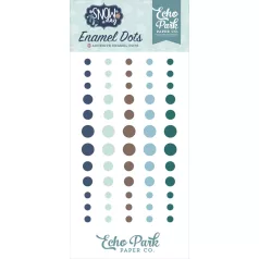 Echo Park Snow Day Díszítőelem Enamel Dots (1 csomag)