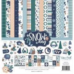   Echo Park Snow Day Scrapbook papírkészlet 12" (30 cm) Collection Kit (1 csomag)