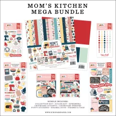   Echo Park Mom's Kitchen Scrapbook alkotócsomag 12" (30 cm) Mega Bundle (1 csomag)