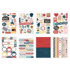   Echo Park Mom's Kitchen Matrica készlet Sticker Book (16 ív)