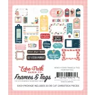 Echo Park Mom's Kitchen Kivágatok Frames & Tags (1 csomag)