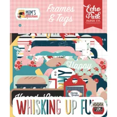   Echo Park Mom's Kitchen Kivágatok Frames & Tags (1 csomag)