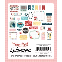 Echo Park Mom's Kitchen Kivágatok Ephemera (1 csomag)
