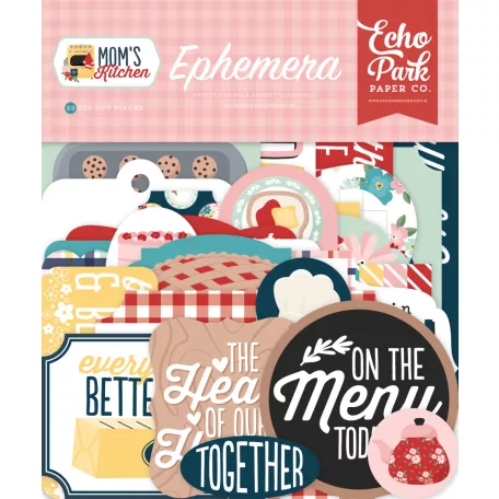 Echo Park Mom's Kitchen Kivágatok Ephemera (1 csomag)