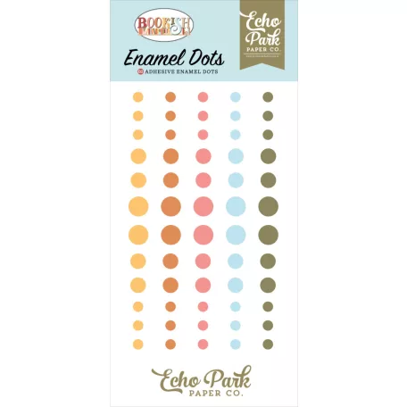 Echo Park Bookish Díszítőelem Enamel Dots (1 csomag)