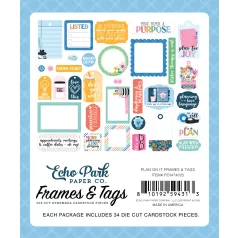 Echo Park Plan On It Kivágatok Frames & Tags (1 csomag)