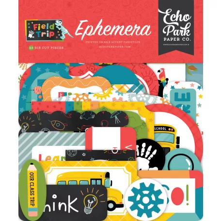 Echo Park Field Trip Kivágatok Ephemera (1 csomag)