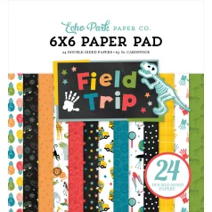   Echo Park Field Trip Scrapbook papírkészlet 6" (15 cm) Paper Pack (24 lap)