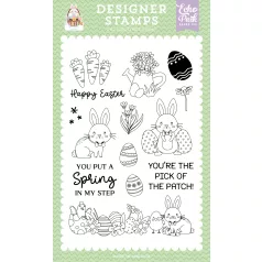   Echo Park Easter Basket Szilikonbélyegző Calendar Memo Clear Stamps (1 db)