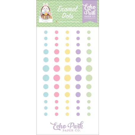 Echo Park Easter Basket Díszítőelem Enamel Dots (1 csomag)