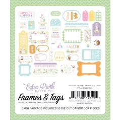 Echo Park Easter Basket Kivágatok Frames & Tags (1 csomag)